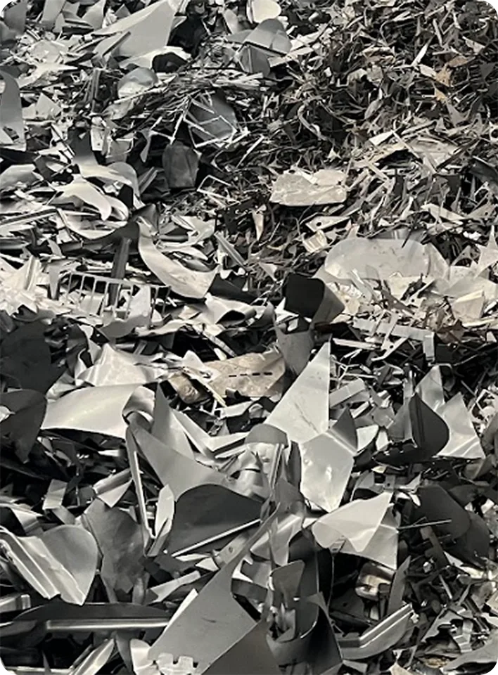 Busheling scrap metal ready for smelting – เศษเหล็ก Busheling สำหรับกระบวนการหลอม เอพีเอ สตีล