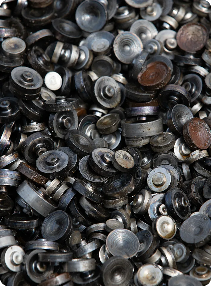 Button steel scrap from machinery industry – เศษเหล็กปุ่มจากอุตสาหกรรมเครื่องจักร