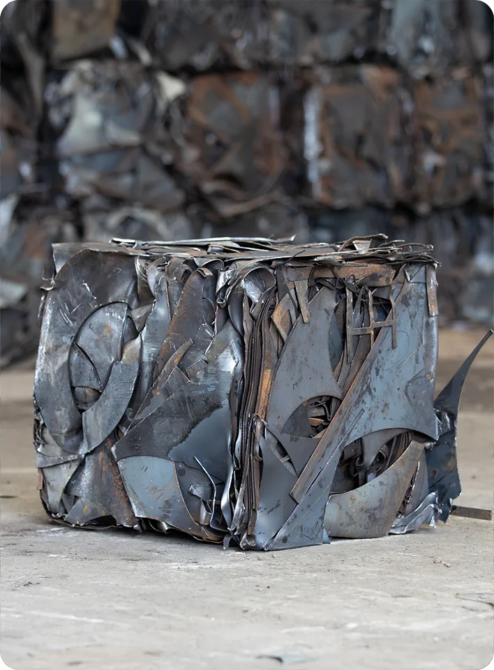 Stamping scrap steel for recycling – เศษเหล็กจากกระบวนการปั๊มโลหะ สำหรับรีไซเคิล